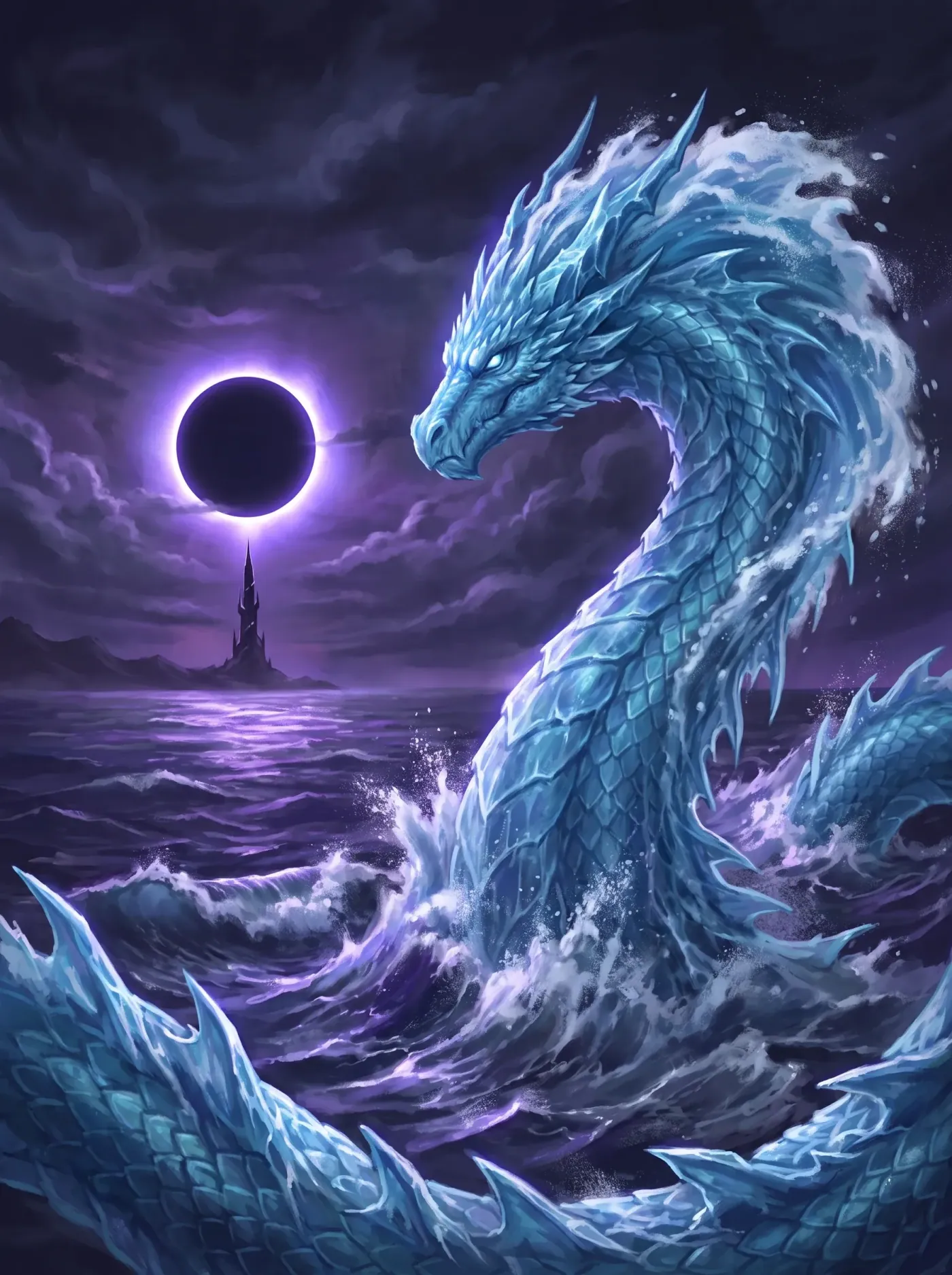 Maeloros, a Lunekin of Tide, under the eclipse