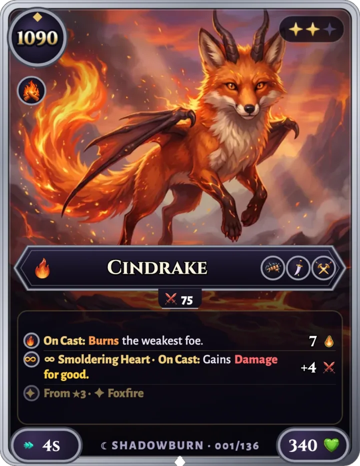 Cindrake, stage 2